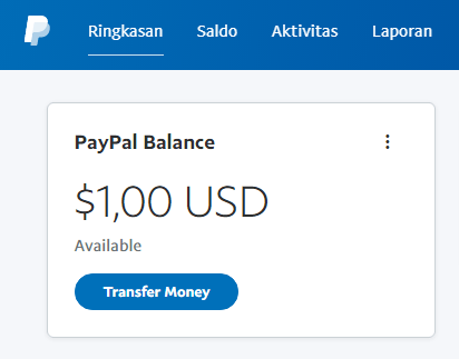 Withdraw Paypal ke DANA