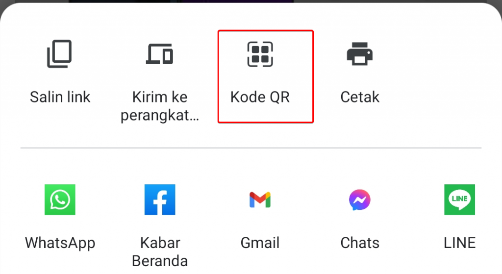 Cara Membuat Kode QR di Google Chrome Android