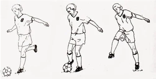 Teknik Menendang Bola Dengan Kaki Bagian Dalam